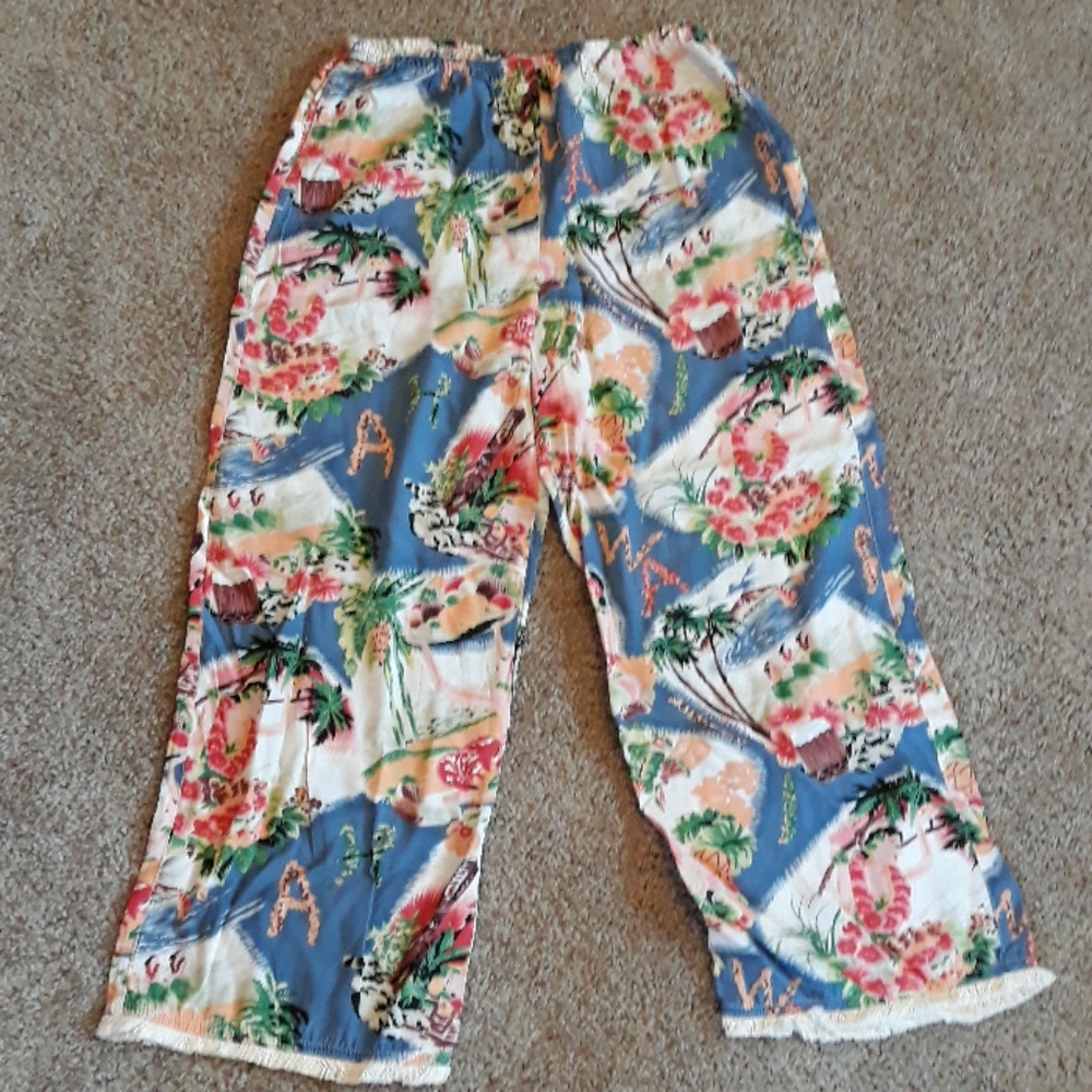 Soft Surroundings boho flowy pants Medium
